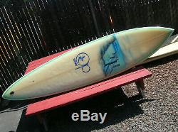 Vintage OP surfboard ocean pacific 1978 bill stewart air brush nice surfer gun