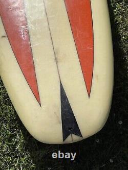 Vintage Original Hobie Surfboard Positive Force IV Single Fin early shortboard