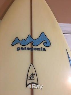 Vintage Patagonia Surfboard Handmade & Signed by Fletcher Chouinard Exc Cond