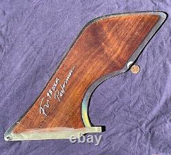 Vintage Performer hatchet style Surfboard fin wood and fiberglass 1998