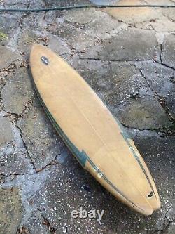 Vintage Quiet Flight Surfboard Tri Fin 7'-0 Bruce Ragan Needs Repair As Is