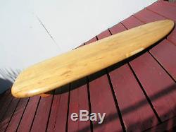 Vintage RARE balsa wood surfboard bellyboard surfing Bob Simmons longboard surf