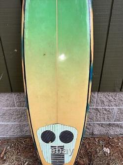Vintage Rip Curl Surf Board Signed By Gary Hamel 6'-4