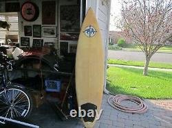 Vintage Robert August Surfboard 6' 7 Well Used