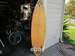 Vintage Robert August Surfboard 6' 7 Well Used