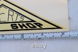 Vintage Roberts Surfboards Surf Shop Decal Waterslide Surfing Lacquer-Graph RARE