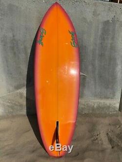 Vintage Schroff Single Fin Surfboard In Original Condition 6' Echo Beach