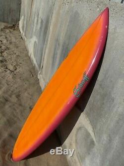 Vintage Schroff Single Fin Surfboard In Original Condition 6' Echo Beach
