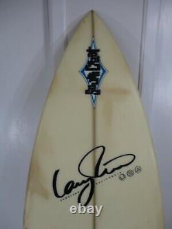 Vintage South Coast 6' Surfboard Tri-Fin HANDSHAPED & SIGNED by LARRY RICCI