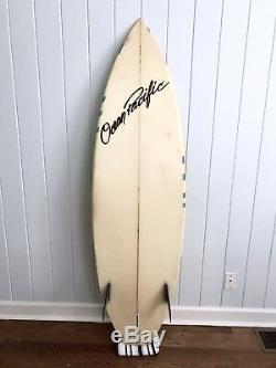 Vintage Surfboard 61 Ocean Pacific, OP, Twin Fin, Airbrush, 1980s