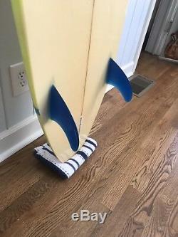 Vintage Surfboard 61 Ocean Pacific, OP, Twin Fin, Airbrush, 1980s