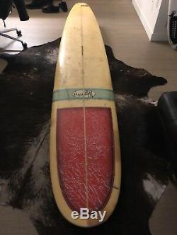 Vintage Surfboard By Rick Burhans