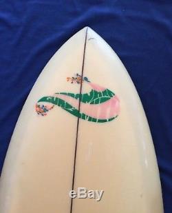 Vintage Surfboard Gorden & Smith Magic 7' 8