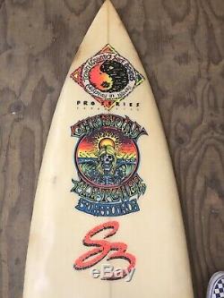 Vintage Surfboard Town & Country Christian Fletcher Pro Series T&C Astrodeck Pad
