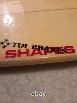 Vintage Tim Phares Numbered And Signed Surfboard