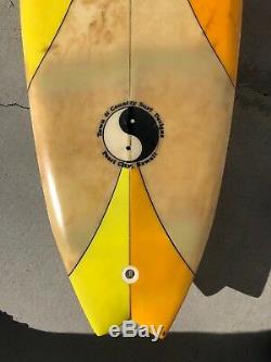 Vintage Town And Country Surfboard Larry Bertlemann Model