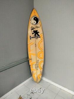 Vintage Town & Country Ben Aipa Surfboard Handshaped and Signed