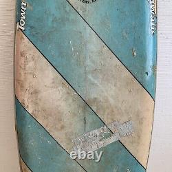 Vintage Town & Country Surf Designs Surf Board 4 Fin Wear Collectors Hawaii Used