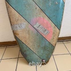 Vintage Town & Country Surf Designs Surf Board 4 Fin Wear Collectors Hawaii Used