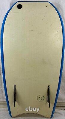 Vintage Turbo Surf Designs TURBO XTC Bodyboard with Fins Boogieboard