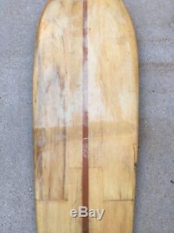Vintage Val Surf Balsa with Redwood Body/Bellyboard Surfboard