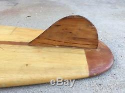Vintage Val Surf Balsa with Redwood Body/Bellyboard Surfboard