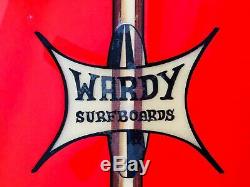 Vintage WARDY Surfboard Circa 1960s 10 FT
