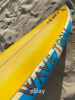 Vintage Wave Tools Lazor Zap Surfboard by Lance Collins 2+1 Thruster 1985 85