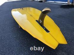 Vintage lightning bolt surfboard