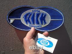 Vintage rick jacket patch business card surfing surfboard surf 1960s very rare