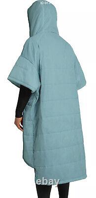 Voited Outdoor Water Sports PONCHO Ocean Blue Changing Robe Surfing S-M
