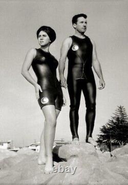 Vtg 1950s 60s JACK O'NEILL 1st Rubber Wetsuit Shorty Santa Cruz museum SURF RARE