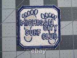 Vtg 1960s Surfing ephemera patch Michigan City Surf Club
