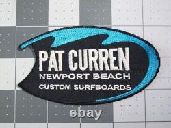 Vtg 1960s Surfing ephemera patch Pat Curren custom surfboards Newport Beach