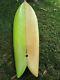 Vtg 1970's Twin Fin Fish Surfboard Terry Ingham With Stringer & Rainbow Fins 73