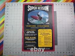 Vtg Surfing Skateboard ephemera 1975 Super Session Film Poster flyer Jepsen