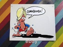 Vtg Surfing decal Cowabunga 1993 Rick Griffin Murphy