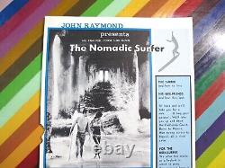 Vtg Surfing ephemera 1964 Nomadic Surfer Film Poster flyer John Raymond