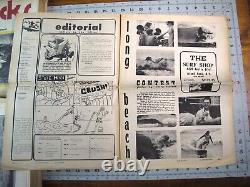 Vtg Surfing ephemera 1973 Island Surfing newspaper Vol 1 #4 LI NY Montauk