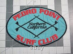 Vtg Surfing ephemera Pedro Point Surf Club jacket back patch lg. V Rare