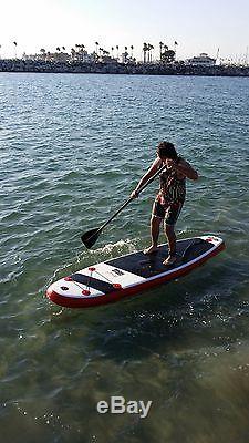 WHAT SUP Stand Up Paddleboard 10' 0 INFLATABLE Bag Leash Fin Pump Quality