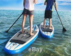 WOWSEA 10ft Surf Board Inflatable Stand Up Paddle Board SUP Full Kit 10'X32X6