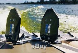 Wake Shifter Surfing (Reinforced Aluminum Suction Cups) Wake Surfing Shaper. NEW