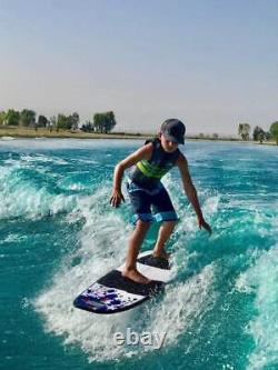 Wakesurfing Liberty wakesurf Board, 4' 8 Surfboard, Quad Fins. Fins included
