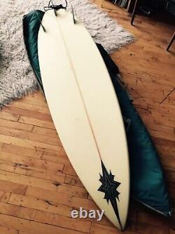 Ward Coffey Shapes surfboard, triple-thruster, 6' 10 Epoxy