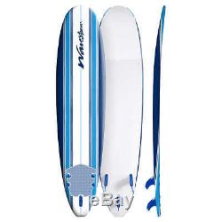 Wavestorm 8' Classic Surfboard Blue Stripe