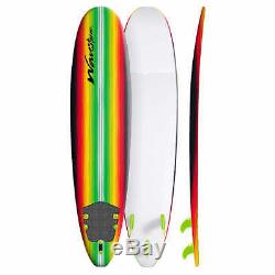 Wavestorm 8' Surfboard Rasta Pinline