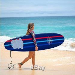 Wavestorm 8ft Classic Surfboard, Blue @@