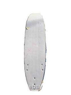 Wavestorm 8ft Classic Surfboard Foam Wax Free Soft Top Longboard heavily use
