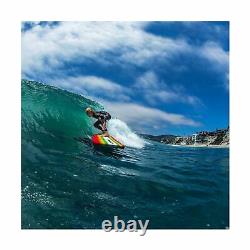 Wavestorm Surfboard 8ft Foam Wax Free Soft Top Longboard Adults Kids Outdoor New